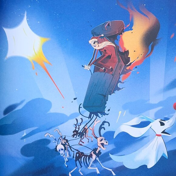 Halloween Tree Skirt and The Nightmare Before Christmas Book - Picture 10 of 12